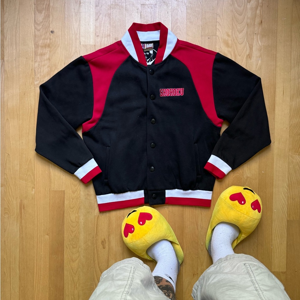 Vintage Bomber Slamdunk Shohoku Jersey Jacket Basketball Y2K